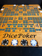 Load image into Gallery viewer, Dice Poker Light Blue Resin