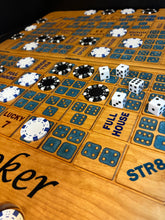 Load image into Gallery viewer, Dice Poker Light Blue Resin