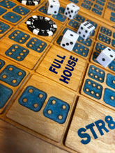 Load image into Gallery viewer, Dice Poker Light Blue Resin