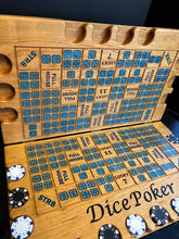 Load image into Gallery viewer, Dice Poker Light Blue Resin