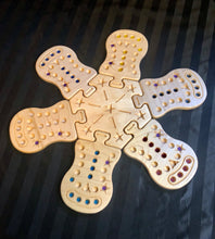 Load image into Gallery viewer, Maple Aggravation Deluxe Game hard wood