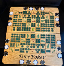 Load image into Gallery viewer, Dice Poker Green Resin Dice