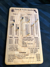 Load image into Gallery viewer, Hand and Foot Canasta Board