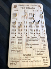 Load image into Gallery viewer, Hand and Foot Canasta Board