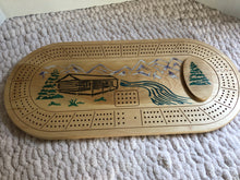 Load image into Gallery viewer, Large Maple Cribbage Board
