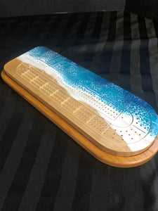 2pc ocean resin crib board