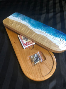 2pc ocean resin crib board