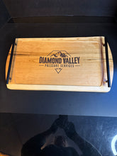 Load image into Gallery viewer, Custom Charcuterie Tray with handles
