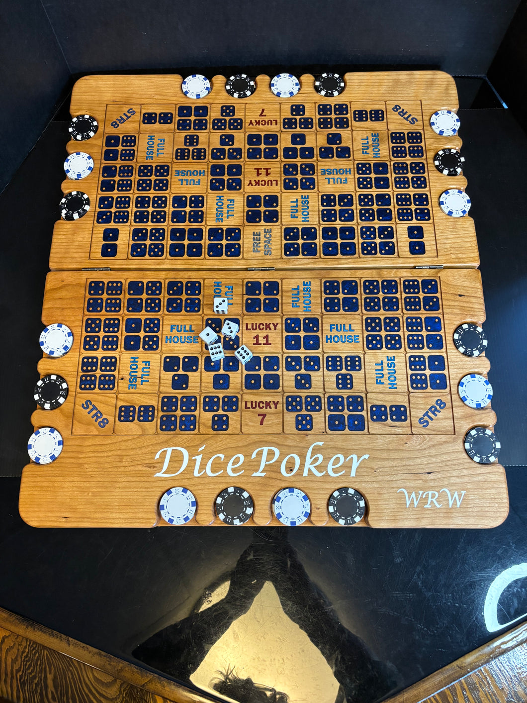 Dice Poker Resin Custom order