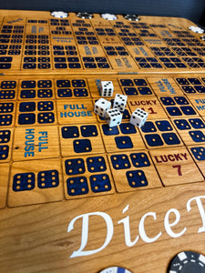 Dice Poker Resin Custom order