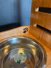 Load image into Gallery viewer, Double Dish Pet Food Stand

