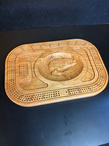 3D trout Crib Board