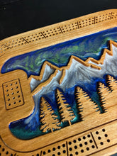 Load image into Gallery viewer, Northern Lights Resin Crib Board
