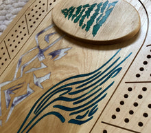 Load image into Gallery viewer, Large Maple Cribbage Board
