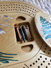 Load image into Gallery viewer, Large Maple Cribbage Board
