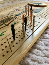 Load image into Gallery viewer, Large Maple Cribbage Board
