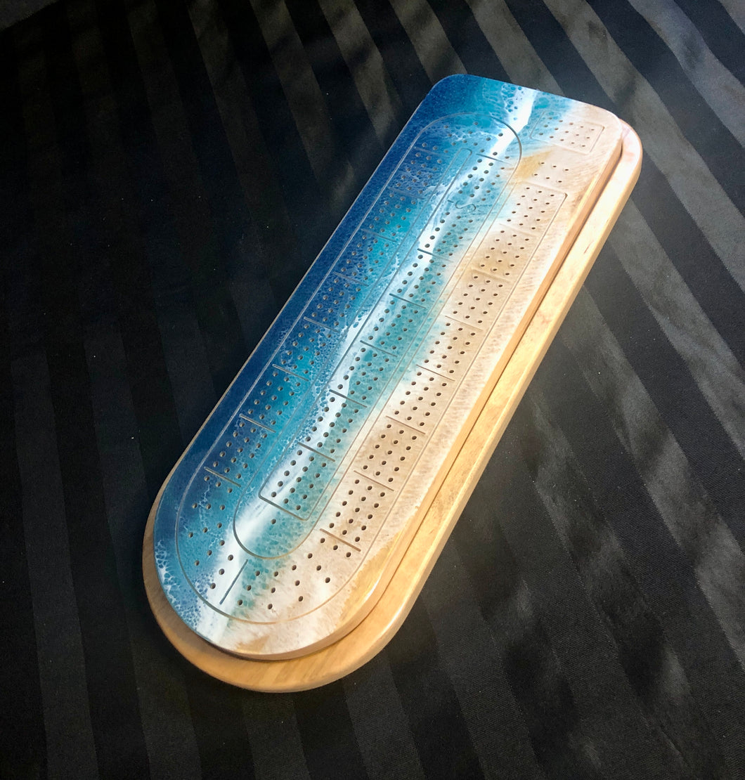 2 pc resin wave crib board