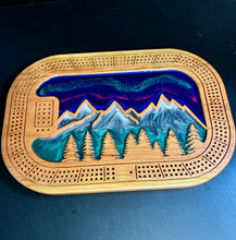 Load image into Gallery viewer, Northern Lights Resin Crib Board
