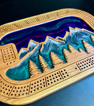Load image into Gallery viewer, Northern Lights Resin Crib Board
