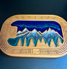 Load image into Gallery viewer, Northern Lights Resin Crib Board
