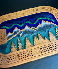 Load image into Gallery viewer, Northern Lights Resin Crib Board
