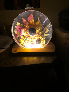 Lamp large Sunflower