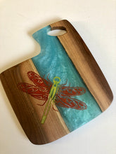 Load image into Gallery viewer, Small dragonfly charcuterie board
