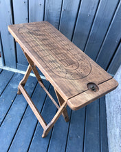 Load image into Gallery viewer, Walnut stain Camping Crib Table
