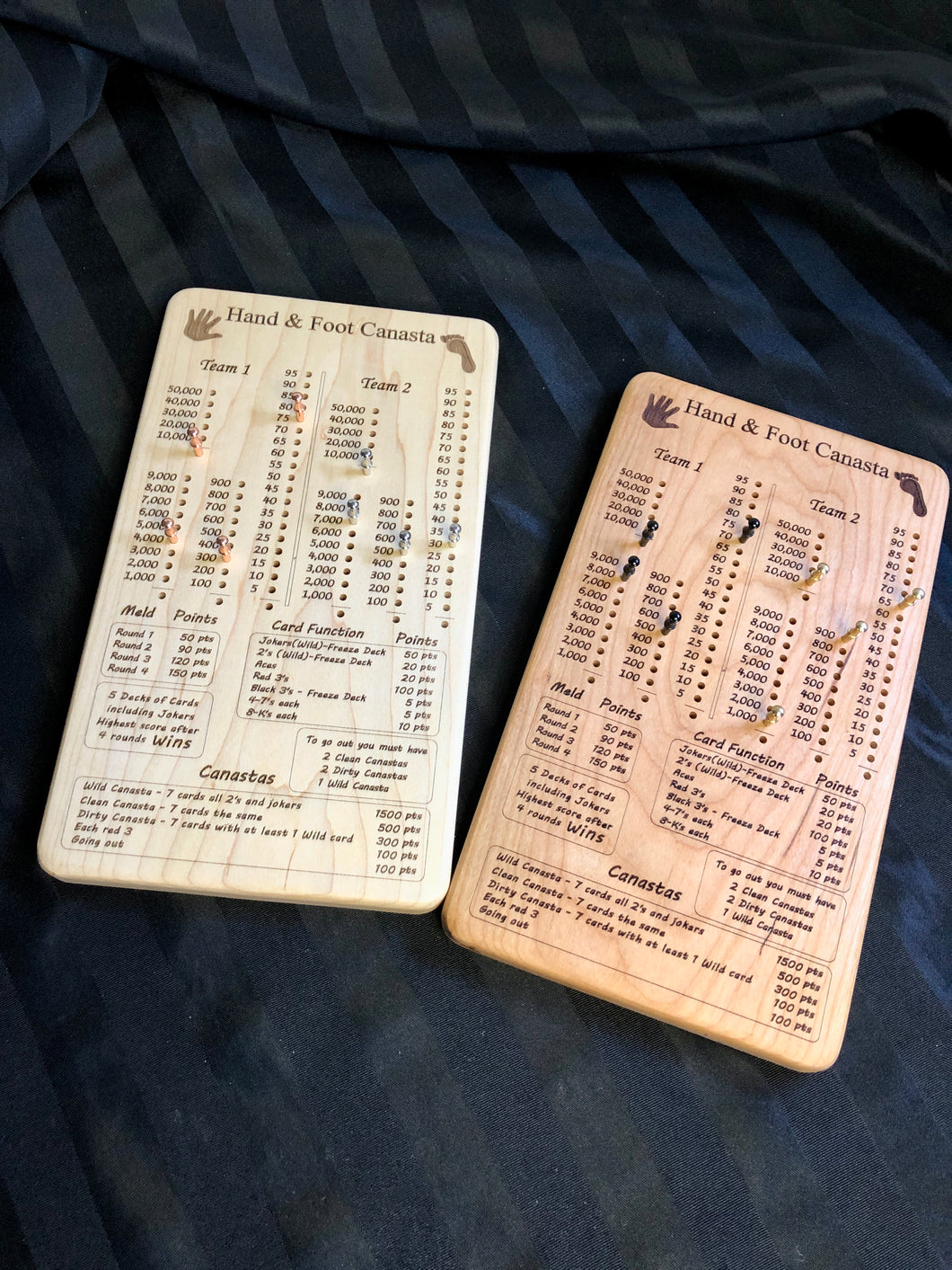 Hand and Foot Canasta Board