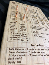 Load image into Gallery viewer, Hand and Foot Canasta Board
