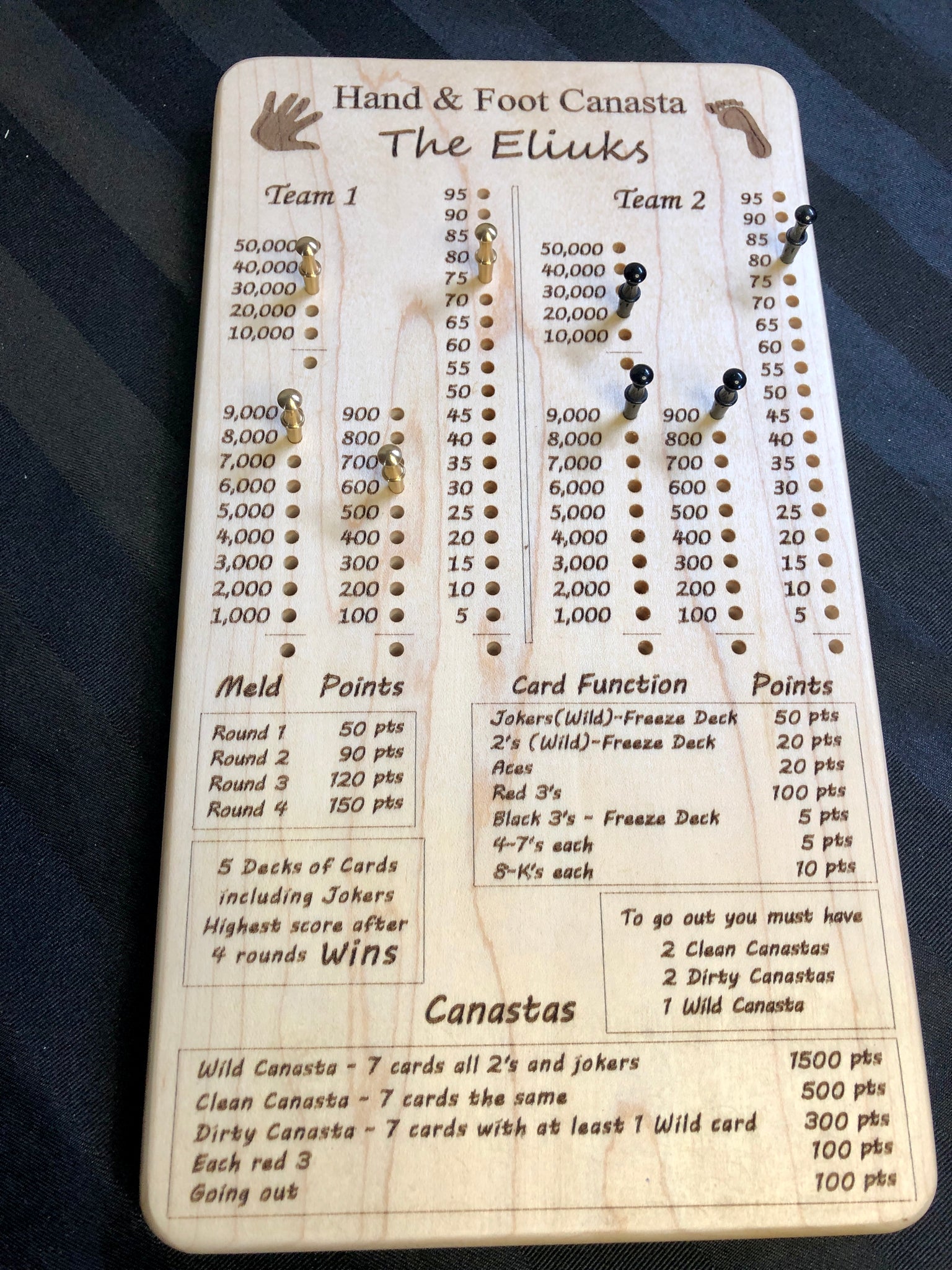 Hand And Foot Canasta Board Prairiecnc hand-and-foot-canasta-board-prairiecnc