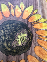 Load image into Gallery viewer, Large Sunflower Bee charcuterie board
