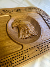 Load image into Gallery viewer, 3D walnt eagle crib board

