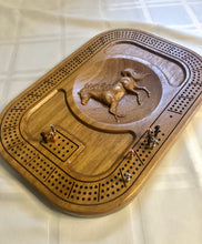 Load image into Gallery viewer, 3D Walnut Horse Crib Board
