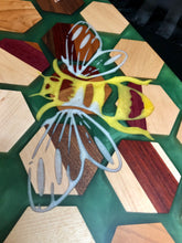 Load image into Gallery viewer, Large Hexagon bee charcuterie board

