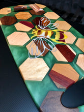Load image into Gallery viewer, Large Hexagon bee charcuterie board
