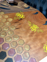 Load image into Gallery viewer, Large Wood Beehive charcuterie Board
