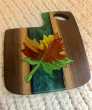 Load image into Gallery viewer, Small Charcuterie Maple Leaf Board
