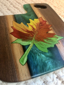 Small Charcuterie Maple Leaf Board