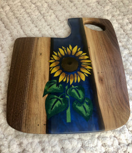 Small Sunflower Charcuterie Board