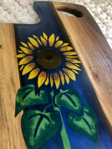 Small Sunflower Charcuterie Board