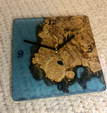 Load image into Gallery viewer, Maple Burl Clock
