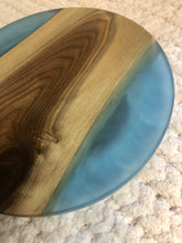 Load image into Gallery viewer, Walnut and Resin Lazy Susan
