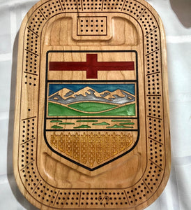 Alberta Provincial Shield Cribboard