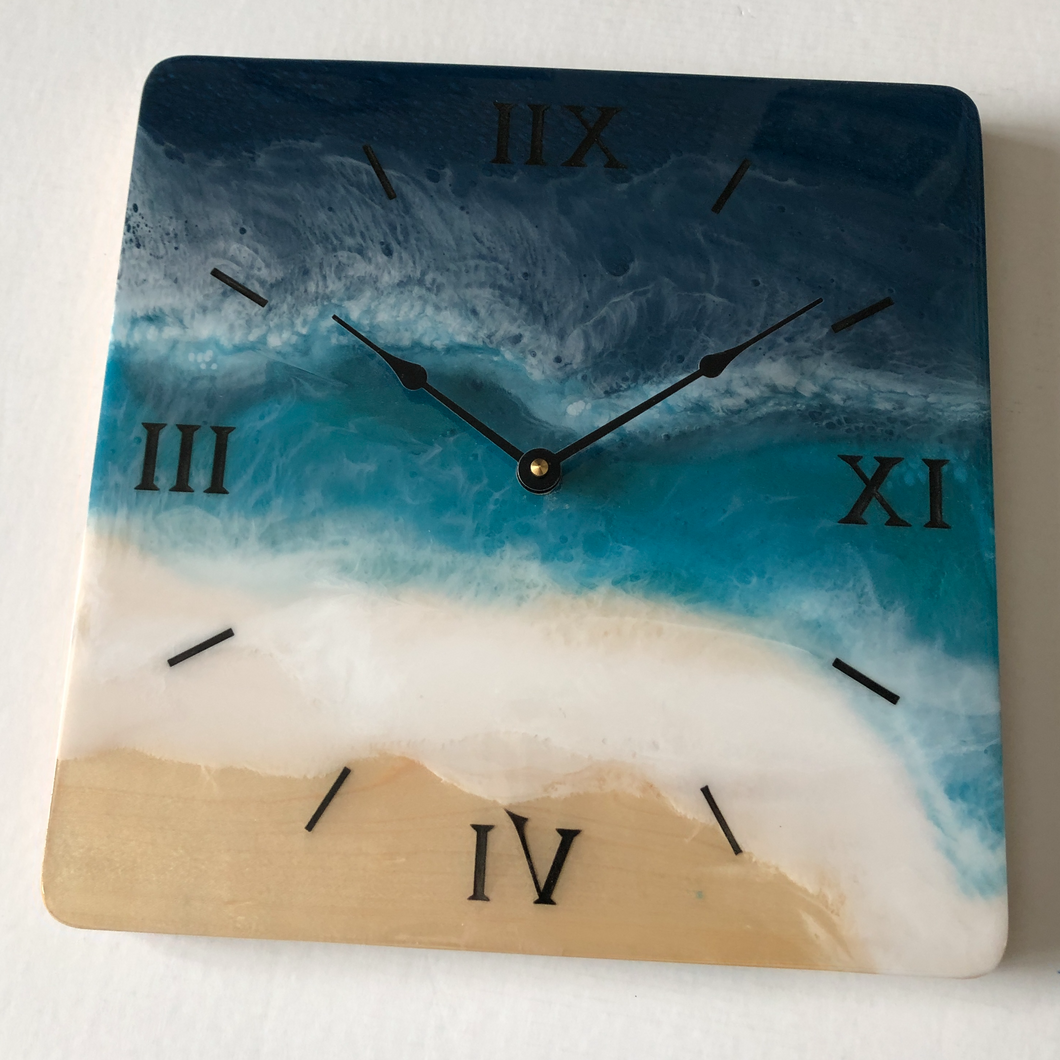 Beach Wave Clock
